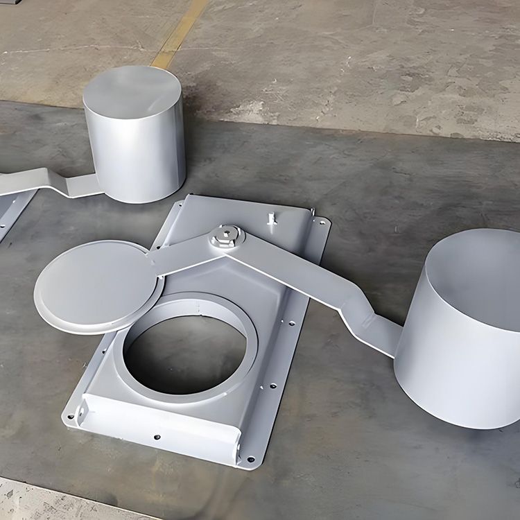 生态河道不锈钢浮筒门 水位自控液压浮筒闸门整体外观 | 不锈钢 | 闸门整体结构展示