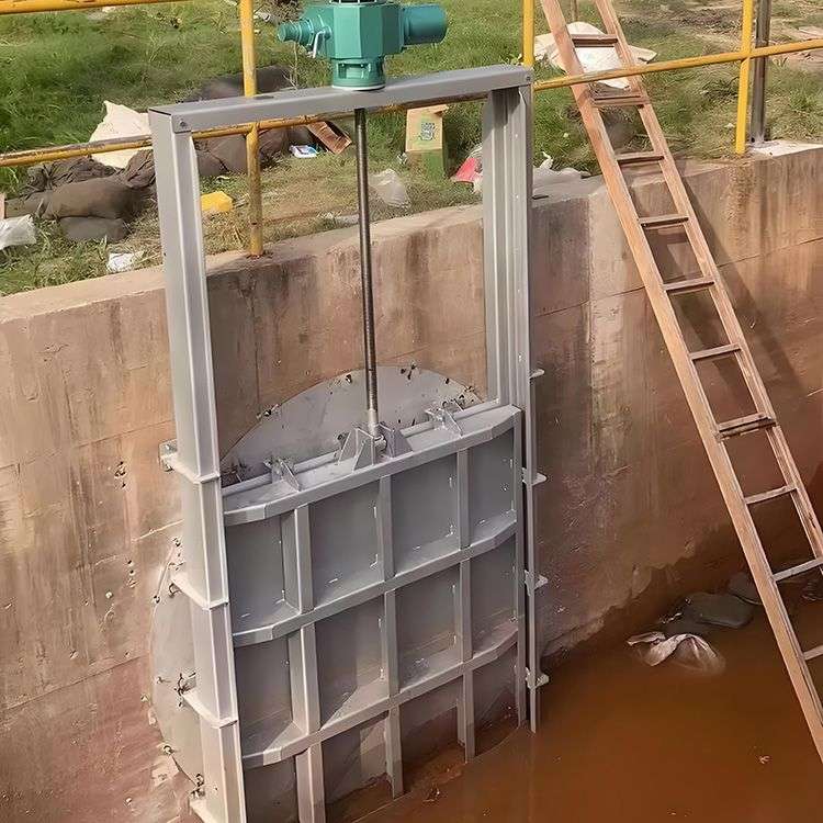 机闸一体式不锈钢闸门 智能测控水利闸门定制应用实拍 | 适配通用场景 | 安装使用场景展示