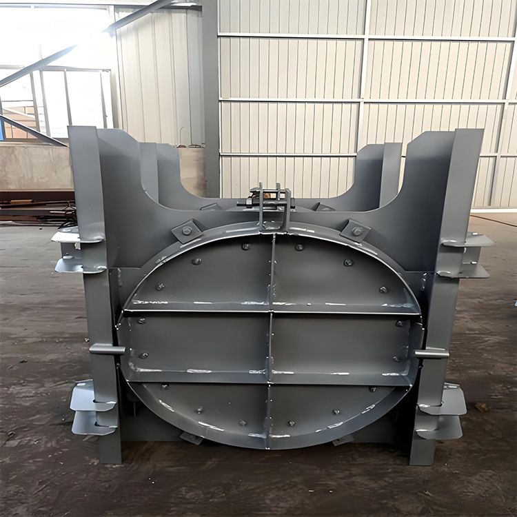 不锈钢圆闸门厂家 污水处理厂专用 304 不锈钢圆形闸门产品实物图