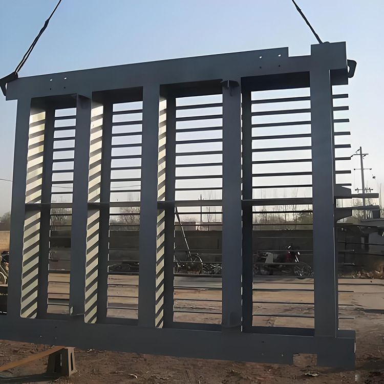 厂家直供 304 不锈钢拦污栅 水电站泵站专用拦污设备 支持定制整体外观 | 不锈钢 | 水利设备整体结构展示