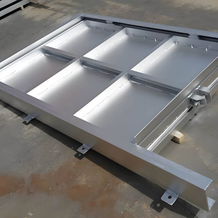 化工厂专用 304 不锈钢污水闸门 耐腐蚀泵站调流闸门整体外观 | 不锈钢 | 闸门整体结构展示