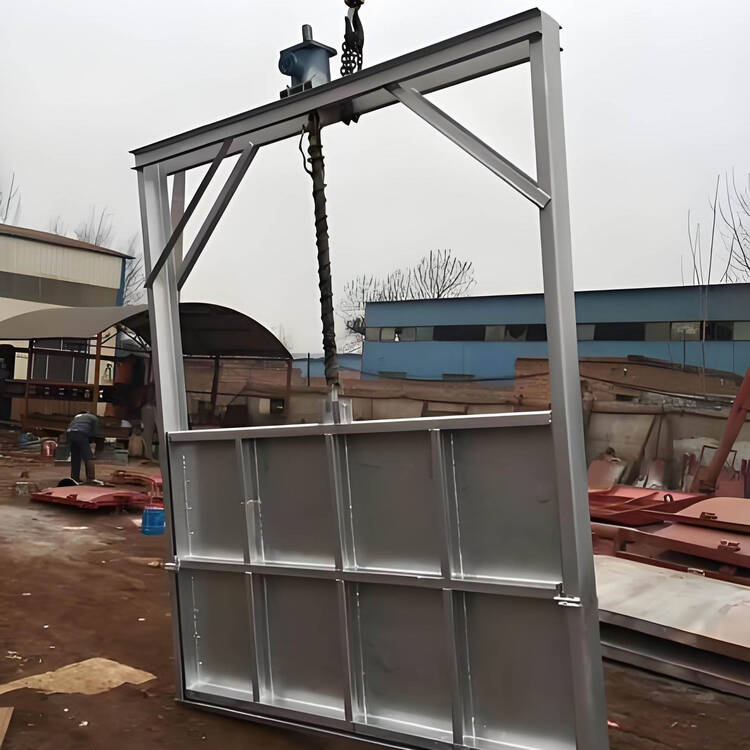 村镇泵站建设案例：不锈钢钢制闸门多少钱？定制价格表参考