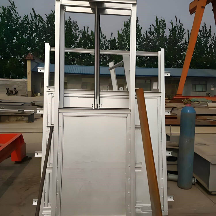 工业园区雨水收集案例：不锈钢圆闸门密封性能优化与运行整体外观 | 不锈钢 | 闸门整体结构展示